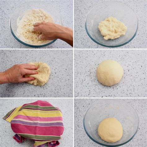 Infografía paso a paso: preparación de la masa y momento de verter la leche caliente