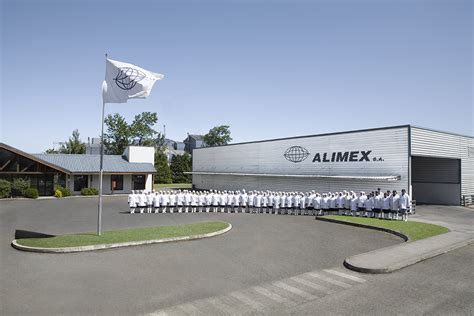 Evolución histórica de la empresa Alimex S.A. con hitos clave marcados en el tiempo.