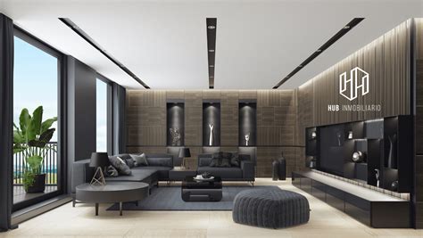Interior moderno de Veguria con detalles de diseño