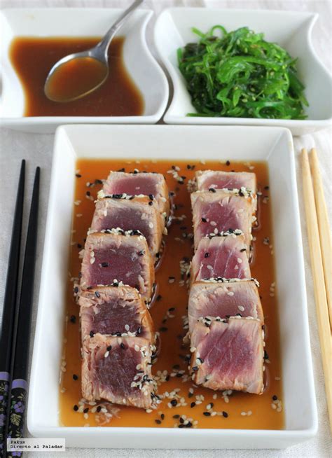 Plato de Tataki Mari en Casa Sanz