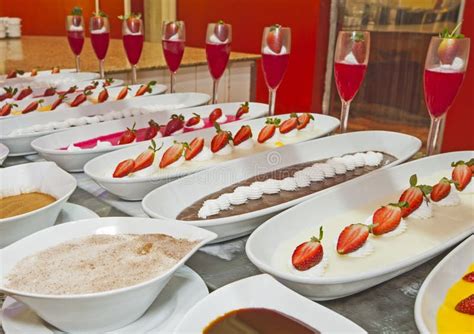 Selección de postres del restaurante