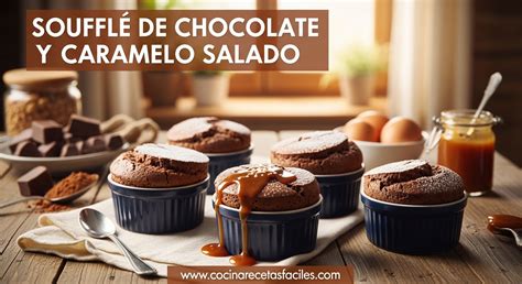 Fotografía comparativa de un soufflé de chocolate dulce y un soufflé de queso salado