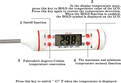 Esquema de un termómetro digital insertado suavemente en el recto de un gato, mostrando la temperatura en pantalla.