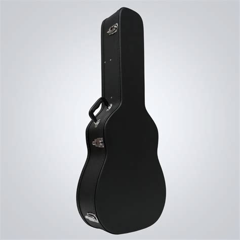Estuche rígido de guitarra Jackson con diseño ergonómico y cierres de seguridad.