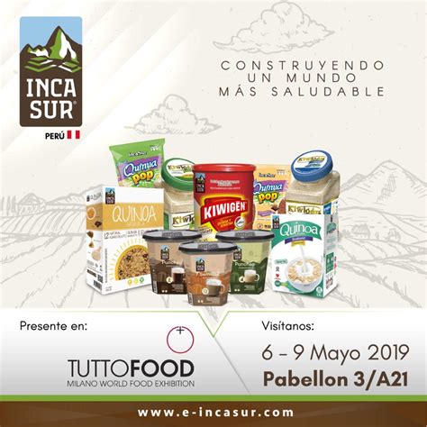 Esquema de las líneas de producción de Incasur: chocolatería, snacks, cereales y harinas.