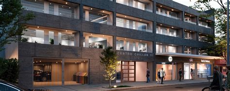 Fotografía genérica de un edificio de departamentos en Chillán, representando el lugar del suceso.