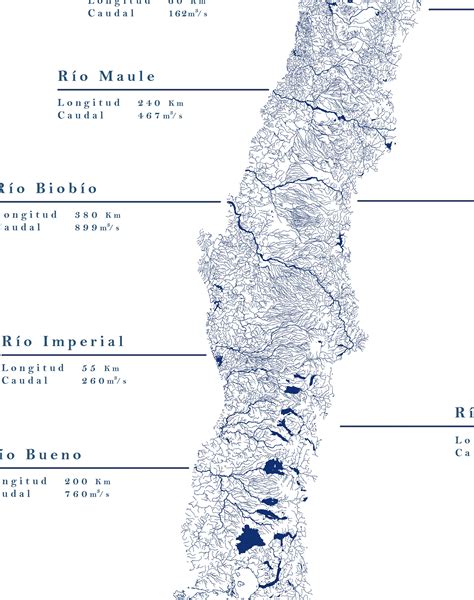 Mapa de los principales ríos del sur de Chile donde se registra la presencia de salmón Chinook, incluyendo el Toltén, Petrohué y Puelo.