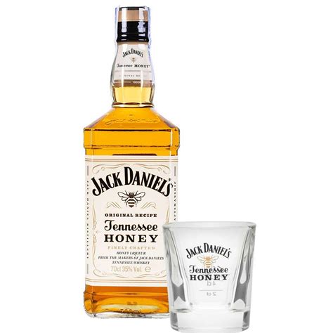 Vaso de té helado con Jack Daniel's Honey
