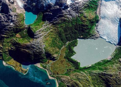 Foto satelital del Cabo de Hornos y sus alrededores