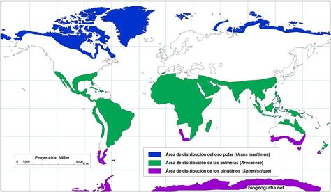 Mapa mostrando la distribución geográfica de las especies de jaibas del género Callinectes.