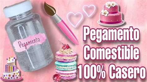 Esquema de preparación de pegamento comestible líquido casero