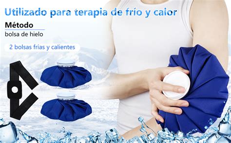 Esquema de una compresa de gel o bolsa de hielo