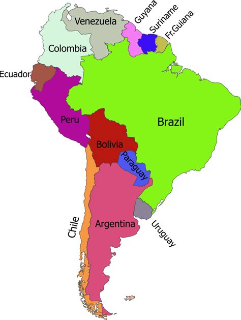 Mapa de Sudamérica resaltando los países donde el charquicán es un plato tradicional.