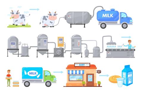 infografía sobre el proceso de fabricación de la leche condensada