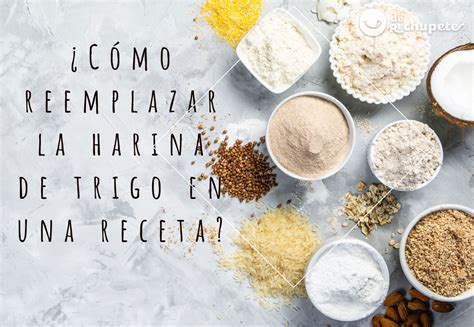 Infografía sobre cómo sustituir harina de trigo por harina de coco