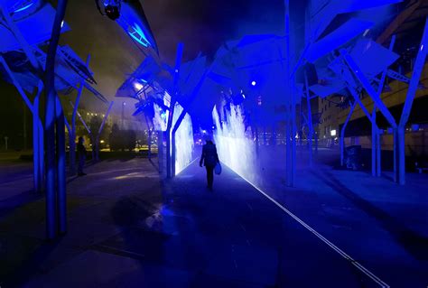 Fotografía de las instalaciones inmersivas y coloridas de Dopamine Land