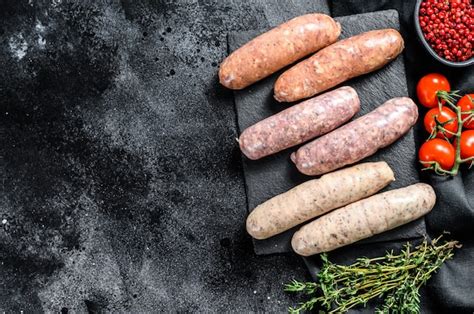 Surtido de salchichas frescas y longanizas