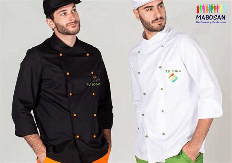 Uniformes de chef bordados con logotipos de restaurantes