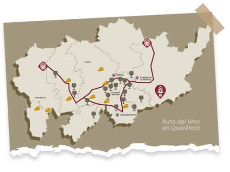 Mapa de la Ruta del Queso en Melipilla, destacando Mallarauco, Codigua y Puangue