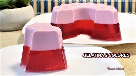 Infografía mostrando el proceso de disolver gelatinas de colores y verterlas en moldes
