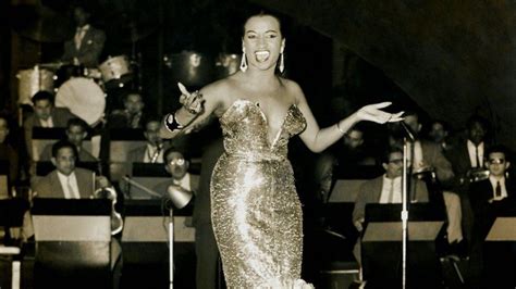 Fotografía de archivo de Celia Cruz en sus inicios artísticos en La Habana