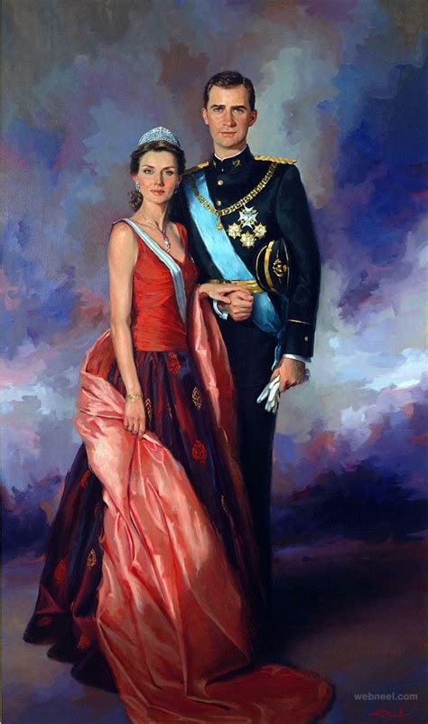 Pintura de la realeza española consumiendo chocolate.