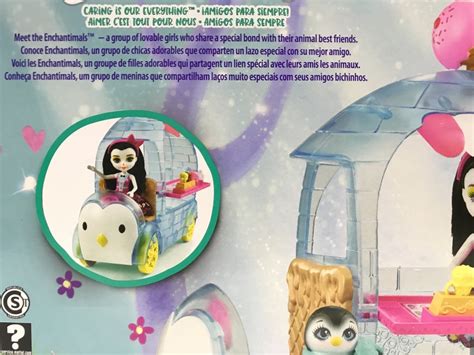 Enchantimals camión de helados con forma de iglú y letrero abatible