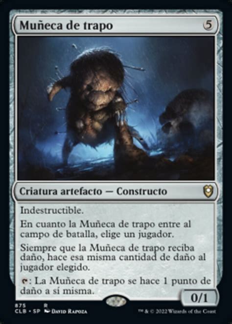 Artefacto criatura Muñeca de Trapo de Magic: The Gathering