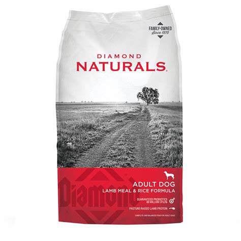 perro adulto comiendo croquetas Diamond Naturals
