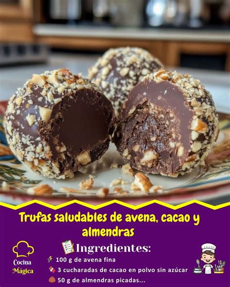 plátanos y almendras, ingredientes para trufas