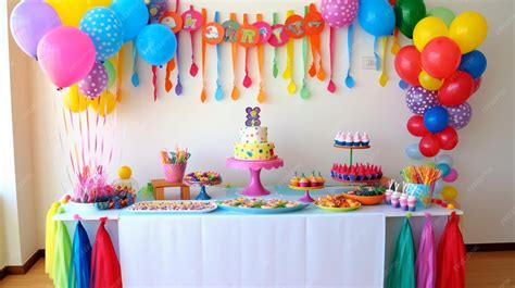 Fotografía de una mesa de cumpleaños con una selección de postres variados servidos en vasitos transparentes individuales.