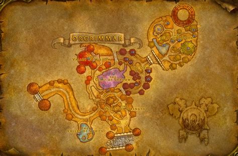 Torre de Zepelín de Orgrimmar y ruta hacia Entrañas