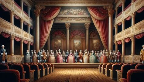 Escena de teatro neoclásico español