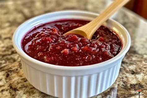 Salsa de frutos rojos casera