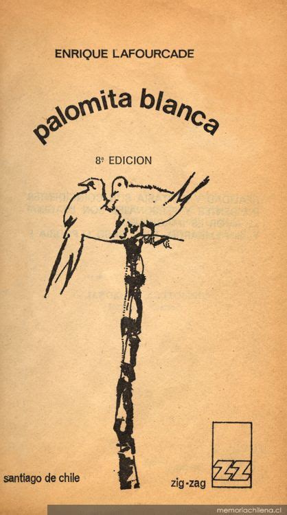 Portada original de la novela Palomita Blanca de 1971