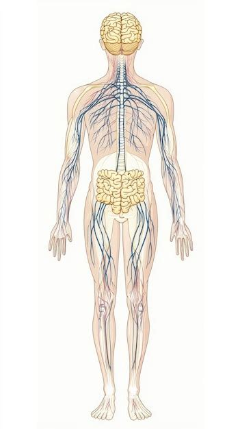 Diagrama del cuerpo humano destacando riñones, hígado y sistema nervioso.