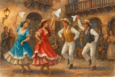 Esquema histórico que muestra la transición de la zamacueca a la cueca chilena y sus variantes regionales.
