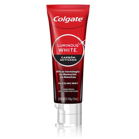 Infografía comparativa de la eficacia de la Pluma Blanqueadora Colgate Luminous White en la eliminación de manchas