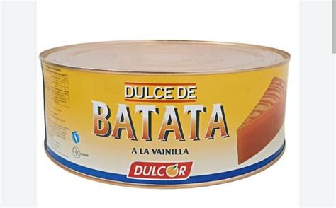 Foto de la lata de Dulce de Batata Dulcor Argentino