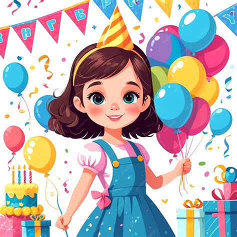 Foto de la niña celebrando su cumpleaños con la temática de La Bella y La Bestia