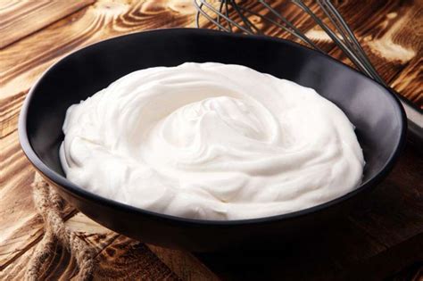 Plato vegetariano cremoso con nata o crema de leche
