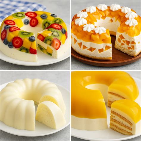 Ingredientes coloridos para torta de yogur: galletas, frutas, leche condensada