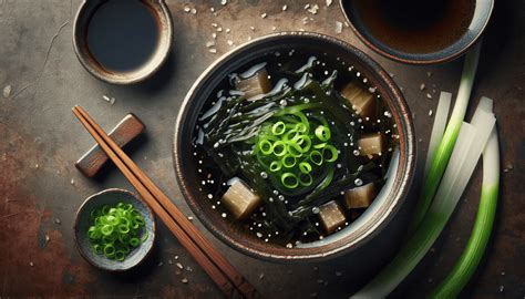 Caldo dashi tradicional con alga kombu y shiitake