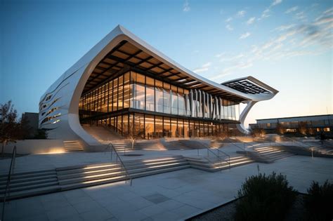 Edificio moderno con elementos de diseño innovador