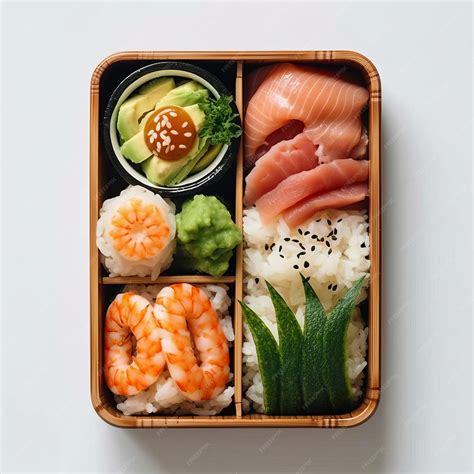 Caja Bento japonesa con pollo Oyakodon y gyozas