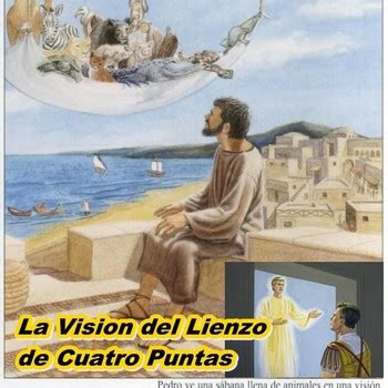 Pedro tiene una visión de animales en un lienzo