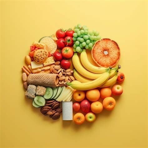 Esquema de alimentos saludables y no saludables con un signo de interrogación en el medio, representando la confusión sobre los mitos alimentarios.