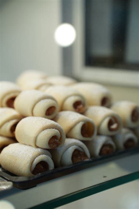 Foto de rollitos de mermelada integral recién hechos