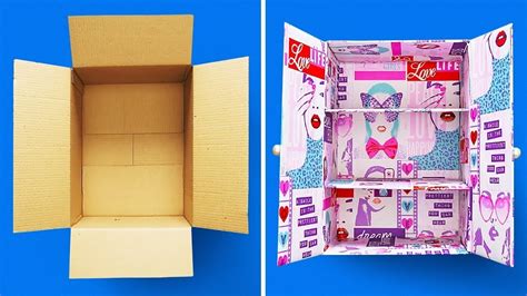 caja de cartón para manualidades