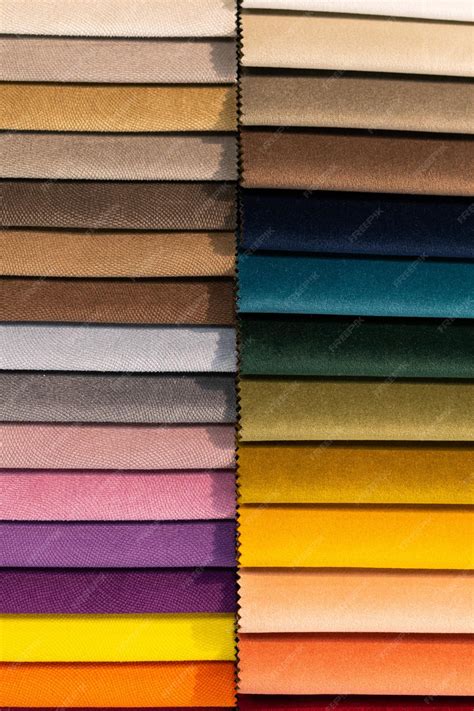 muestras de telas de poliéster de colores